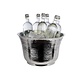 M&T Bottle cooler double walled hammered stainless steel