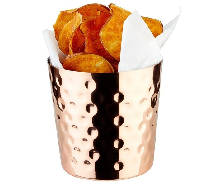 M&T Snack server copperplated look 35 cl   hammered