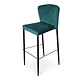 M & T  Chaise haute de bar assise verte " Phoenix "