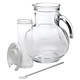M&T Carafe 2 litres avec couvercle plastique blanche " Manhattan "