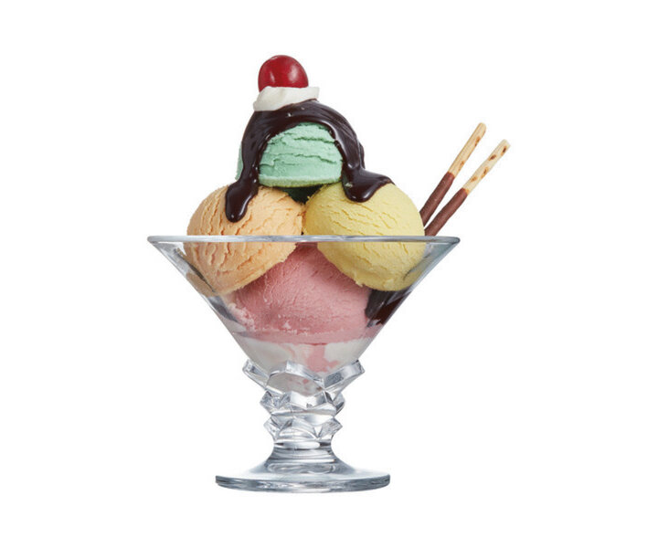 ARCOROC  Coupe à glace 21 cl " Palmier "