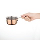 M & T  Mini casserole  - saucière  Ø 9 cm cuivre / inoxydable