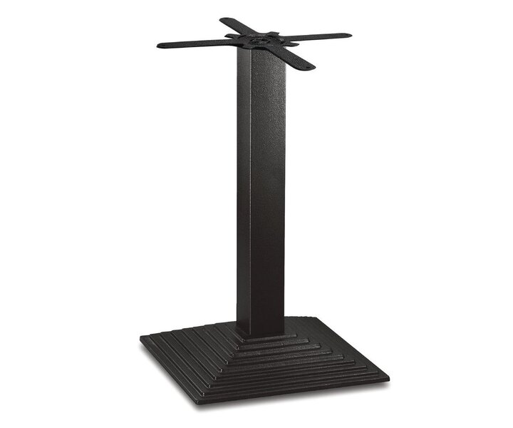 M&T Table 70 x 70 cm " Urban dark " cast iron foot included