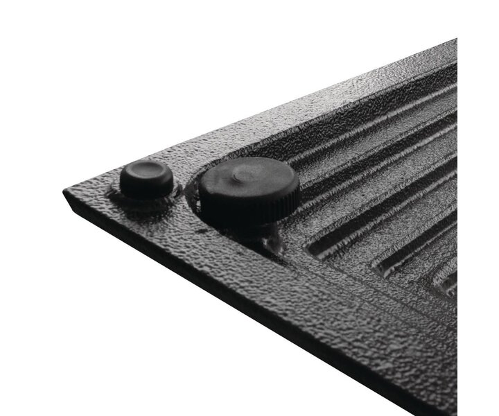 M&T Table 70 x 70 cm " Urban dark " cast iron foot included