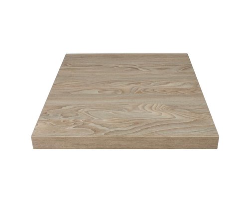 M&T Tafel 70 x 70 cm  " Antique Naturel " inclusief gietijzeren voet