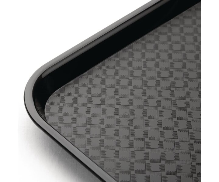 OLYMPIA DIENBLADEN  Tray fast food black 45 x 35 cm