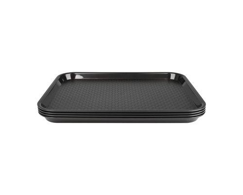 OLYMPIA DIENBLADEN  Plateau fast food noir 45 x 35 cm