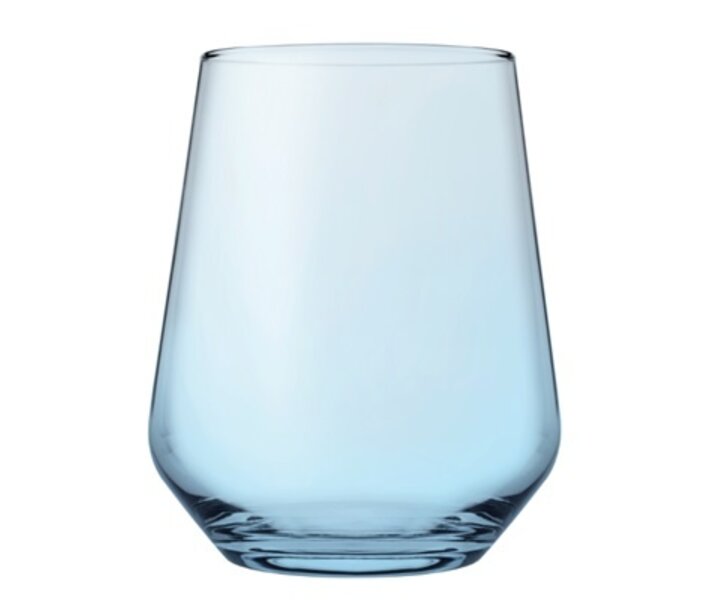M&T Water -tonic -cocktail - whisky glass 43,5 cl blue  " Ibiza "