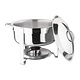 M&T Chafing dish rond avec couvercle. Contenance : 7,5 liter