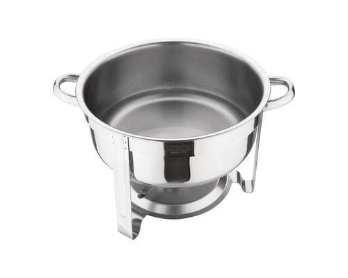 M&T Ronde chafing dish met deksel. Inhoud :  7,5 liter