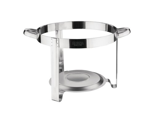 M&T Round chafing dish with lid. Content :  7,5 liter