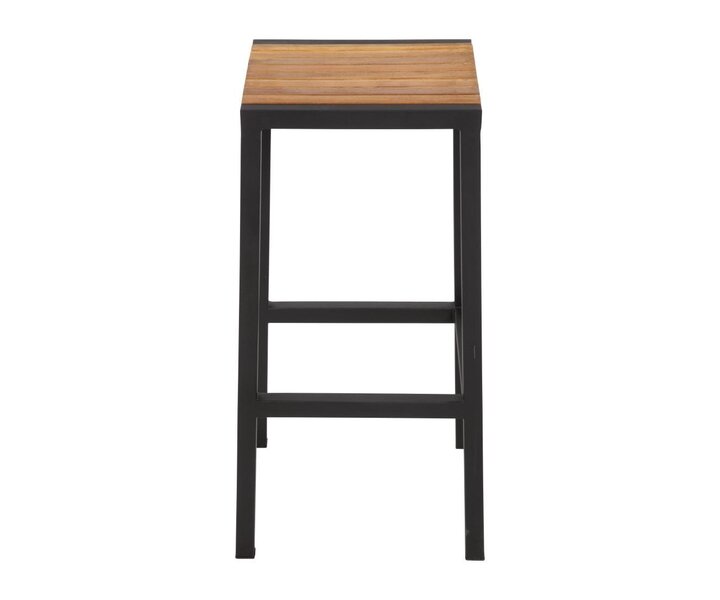M&T Tabouret haut de bistro métal noir modèle haut :  75 cm " Le Zoute "