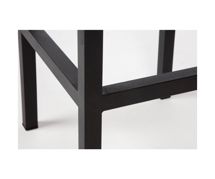 M&T Tabouret haut de bistro métal noir modèle haut :  75 cm " Le Zoute "