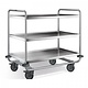 B-PRO ( BLANCO )  Trolley reinforced model with three trays