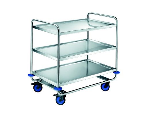 B-PRO ( BLANCO )  Trolley reinforced model with three trays