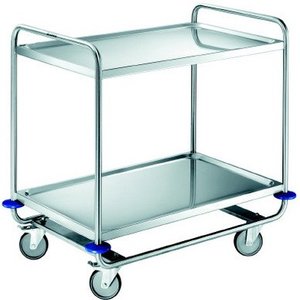 B-PRO ( BLANCO )  Trolley reinforced model with two trays