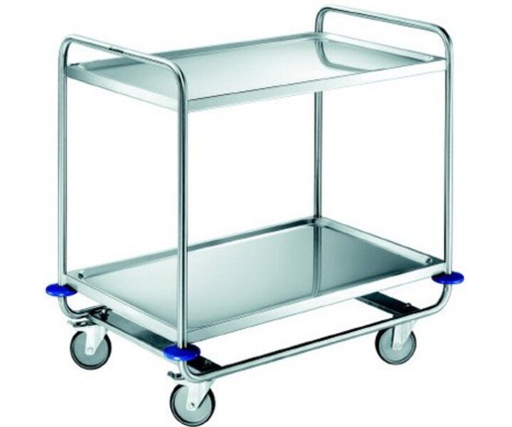 B-PRO ( BLANCO )  Trolley reinforced model with two trays