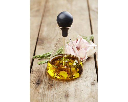 M&T Bouteille à huile et vinaigre 25 cl avec pipette ( ensemble 2 pièces )