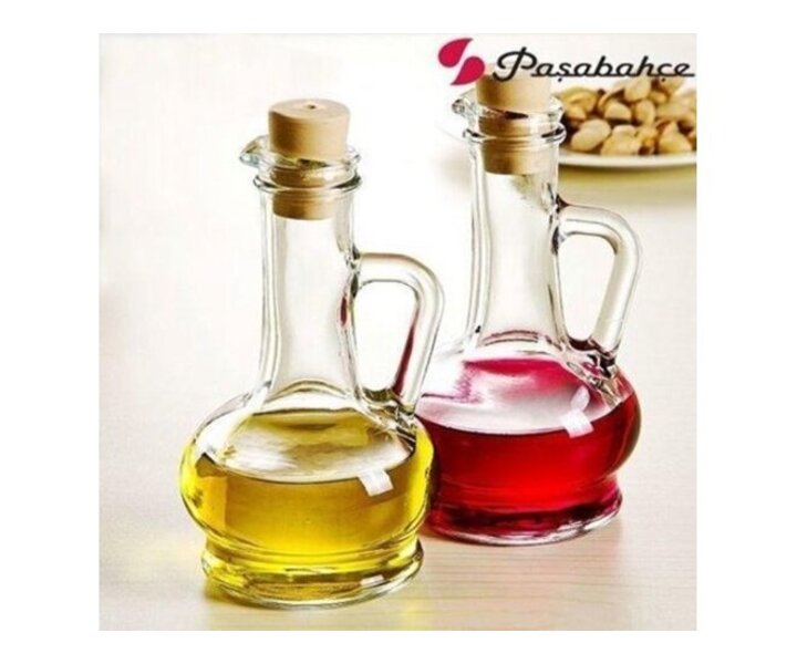 PASABAHCE Bouteille à huile & vinaigre 25 cl " Olivia " ( ensemble 2 pièces )