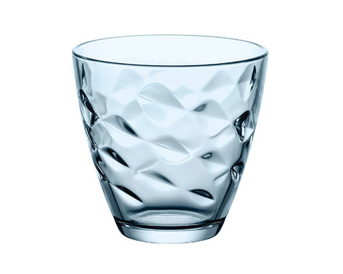 BORMIOLI ROCCO  Goblet à eau 25 cl " Flora " couleur azzuro bleu