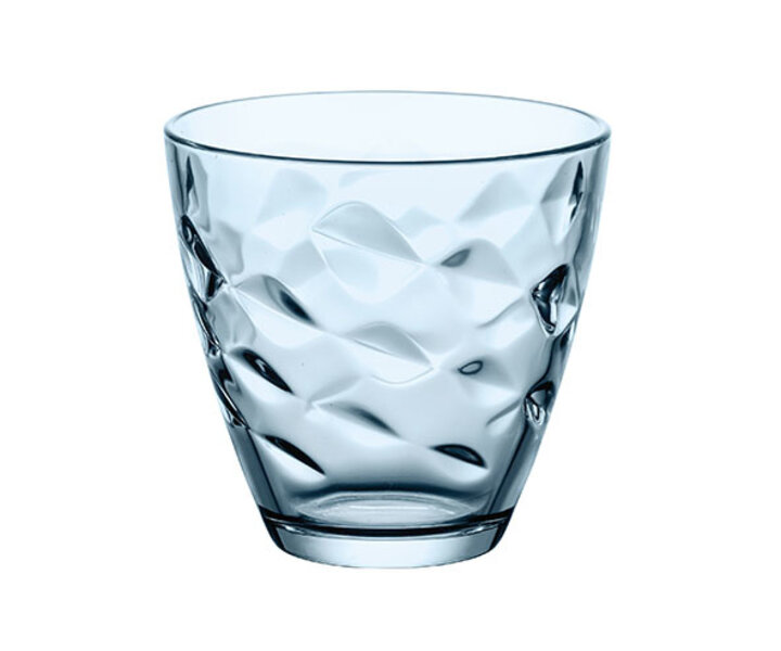 BORMIOLI ROCCO  Goblet à eau 25 cl " Flora " couleur azzuro bleu