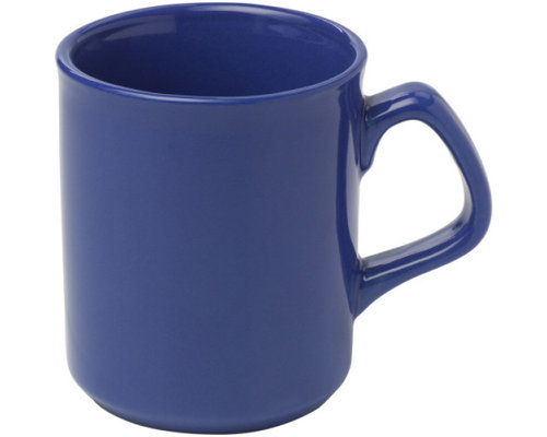 M&T Mug blue porcelain 25 cl for serving coffee or tea
