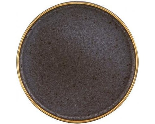 VISTA ALEGRE  Flat plate  Ø 18 cm " Gold Stone "