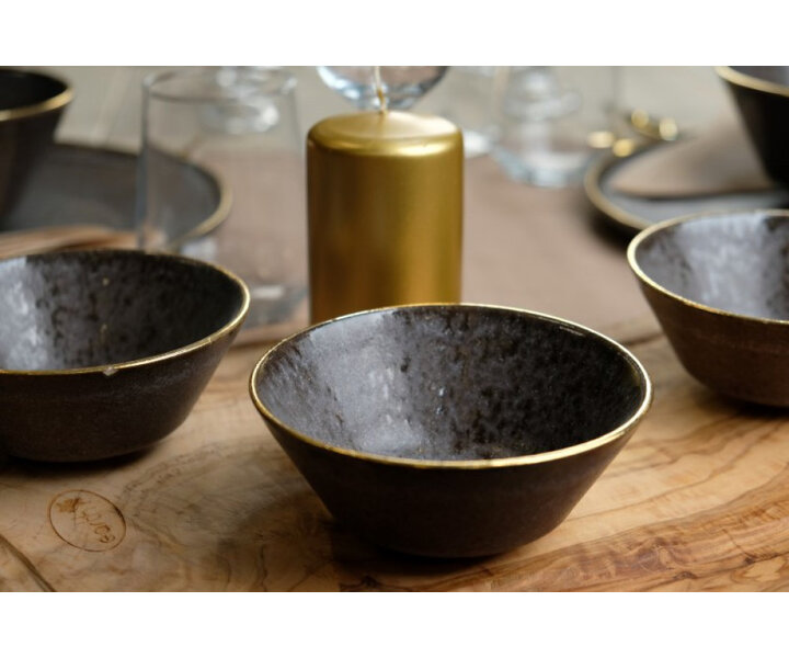 VISTA ALEGRE  Assiette plate  Ø  27,5 cm " Gold stone "