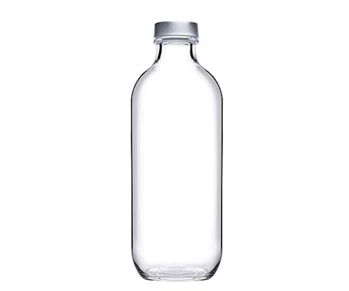 M&T Fles gemaakt van herbruikbaar glas inhoud 100 cl met schroefdop