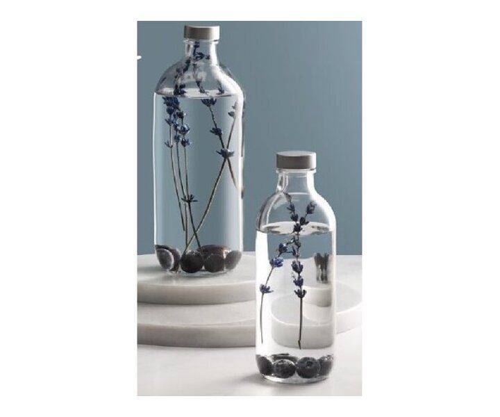 M&T Bouteille réutilisable en verre 50 cl avec bouchon à vis