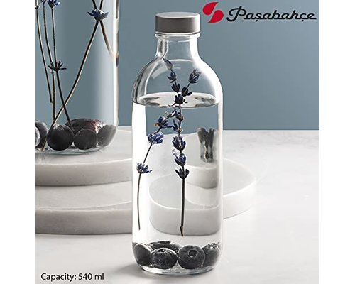 M & T  Bottle made of reusable glass 50 cl with screw cap