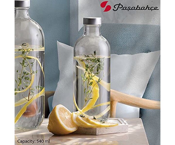 M&T Bottle made of reusable glass 50 cl with screw cap