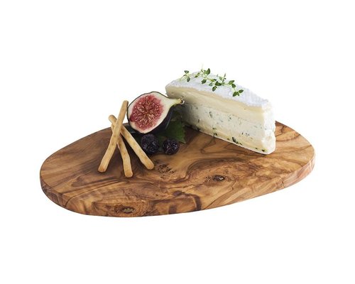 M & T  Serving board 25,5 x 16,5 x h1,5 cm oiled olive wood