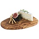 M & T  Serving board 25,5 x 16,5 x h1,5 cm oiled olive wood