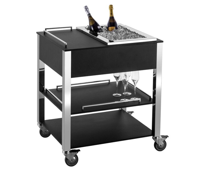 M&T Barwagen met geïntegreerde wijn - & champagne koeler