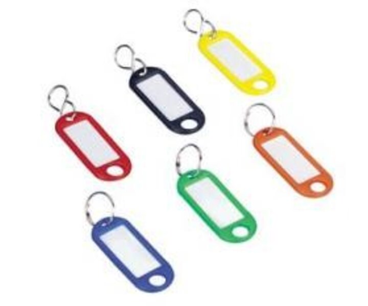 M&T Set avec 100 pièces de porte-clés de couleur