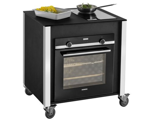 M&T Wagen met geïntegreerde Siemens oven en inductie kookplaat