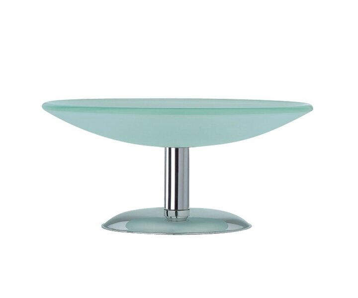 M&T Fruit stand Ø 38 cm  XL with frosted glass shelve