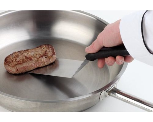 M & T  Spatule à hamburger lame flexible 20 x 7,5 cm longueur 33 cm