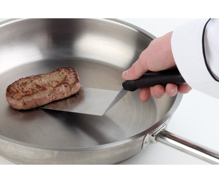 M&T Spatule à hamburger lame flexible 20 x 7,5 cm longueur 33 cm