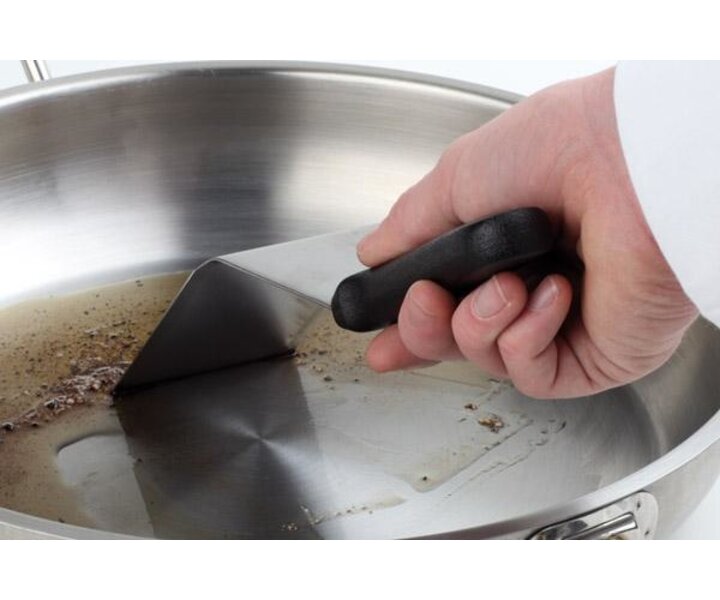 M&T Spatule à hamburger lame régide 15 x 7,5 cm longueur 28 cm