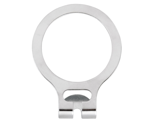 M&T Coathanger hanger black with anti-theft hook  and ring