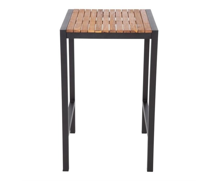 M&T Table mange debout - réception 60 x 60 cm  métal noir modèle haut :  100 cm " Le Zoute "