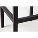 M&T Stoel zwart metalen frame " Le Zoute "