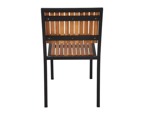 M&T Chaise cadre en métal noir  " Le Zoute "