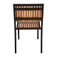 M&T Stoel zwart metalen frame " Le Zoute "