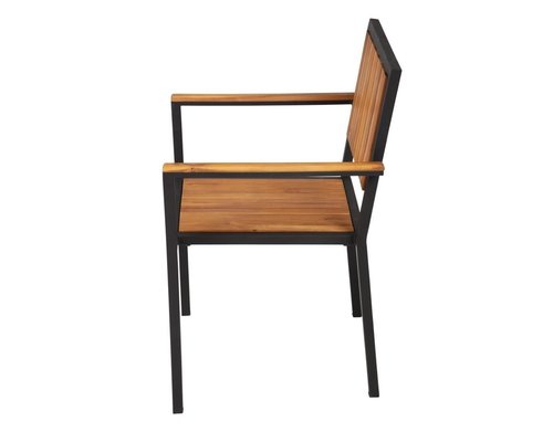 M&T Fauteuil cadre en métal noir  " Le Zoute "