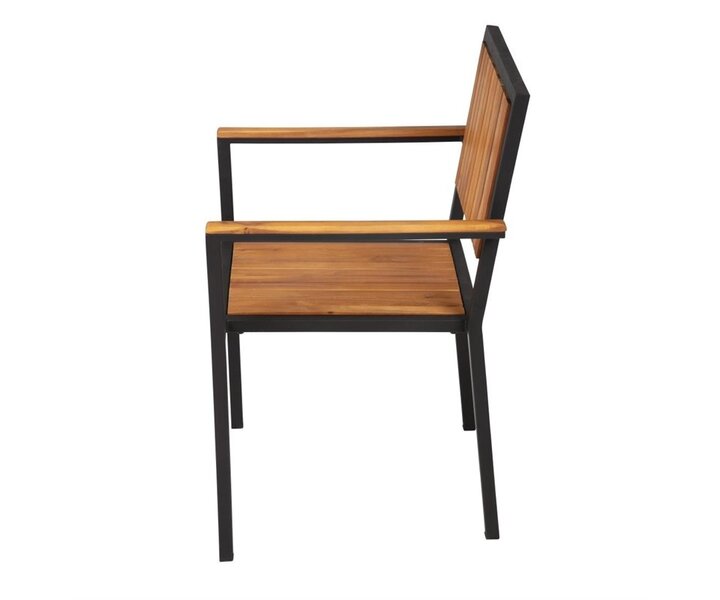 M&T Fauteuil cadre en métal noir  " Le Zoute "