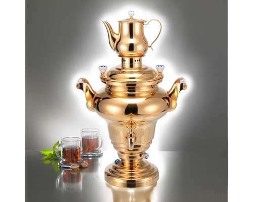 M&T Samovar écht verguld