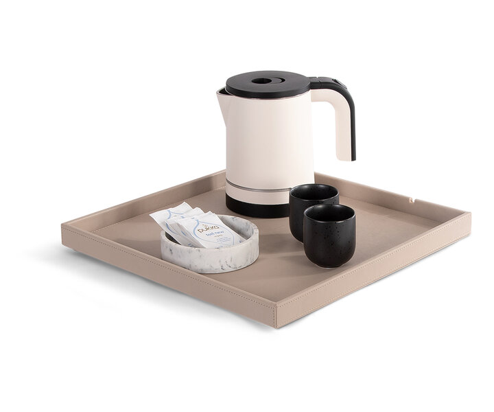 M&T Tray square de luxe finish " The sand collection "